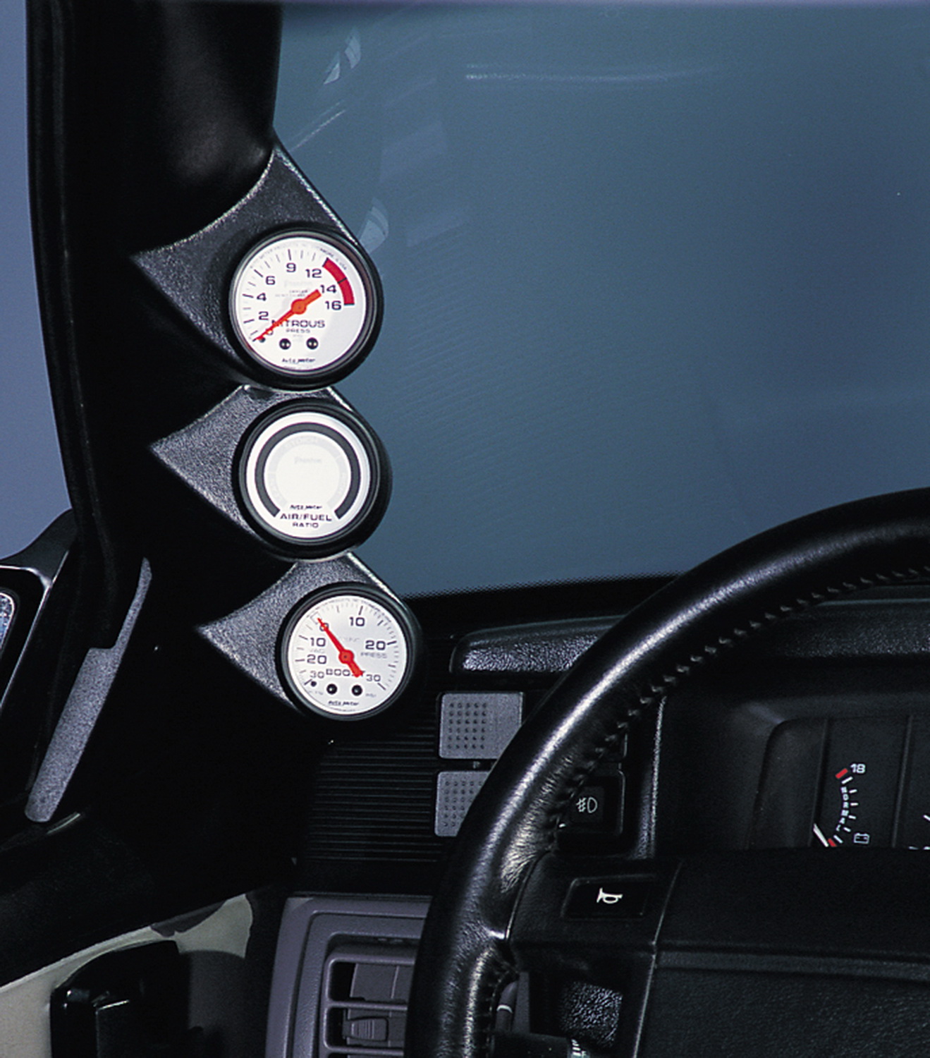 Autometer 12234 Mounting Solutions Triple Gauge A Pillar Mount - Picture 5 of 9