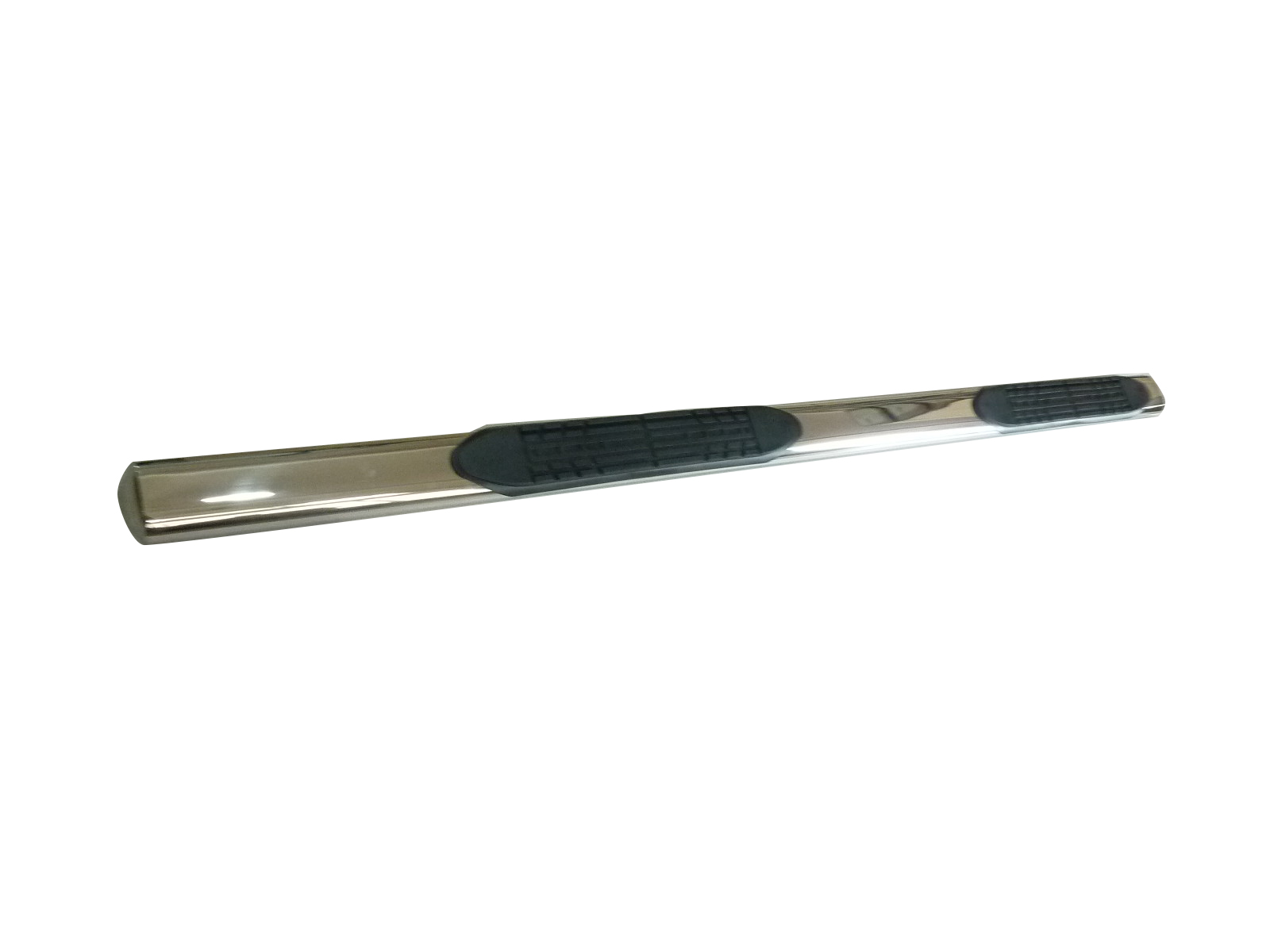 For Ford F-150 04-08 TrailFX 4" Cab Length Polished Oval Straight Side Steps - Picture 7 of 7